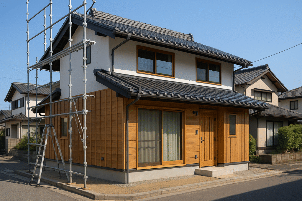 空き家修繕と活用方法の比較イメージ