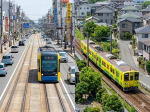 豊橋鉄道渥美線・東田本線（市電）沿線の不動産価値と通勤通学の利便性